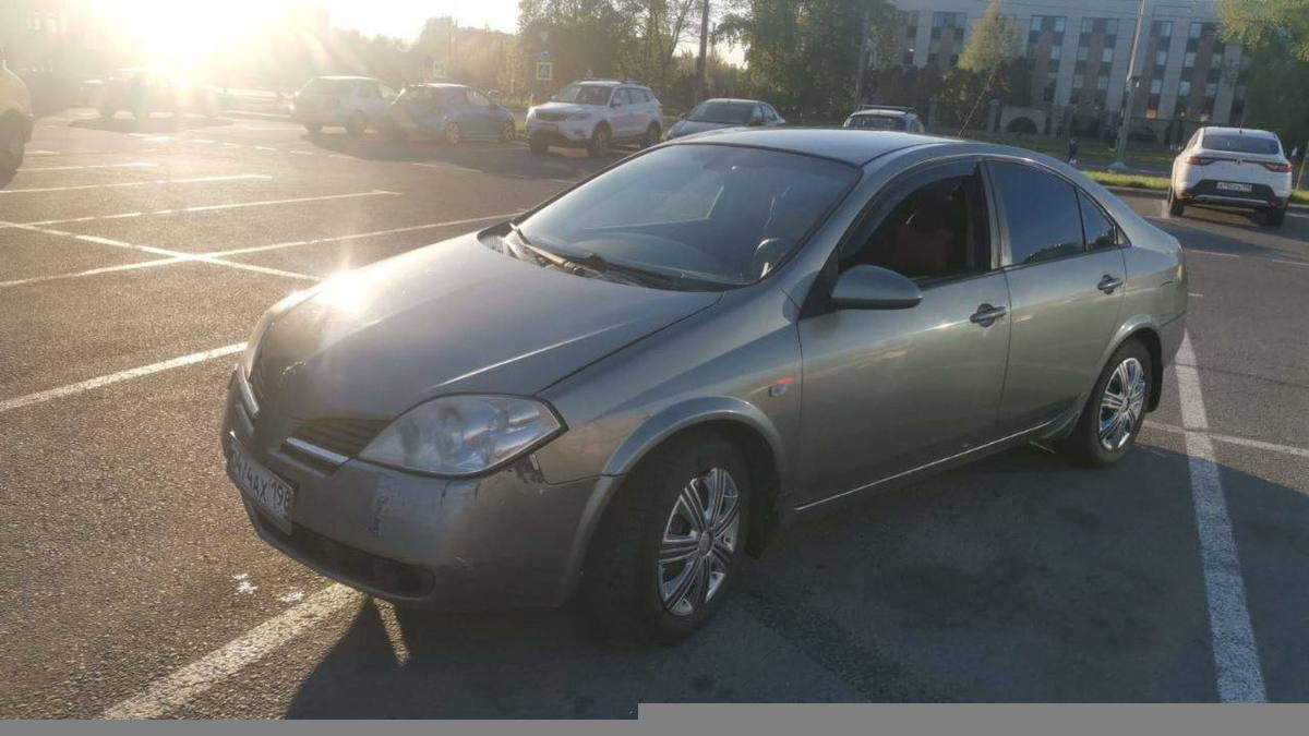 Купить Nissan Primera III (P12) лифтбек, 2005 года, цвет: Коричневый, за  220000 руб. в Санкт-Петербурге